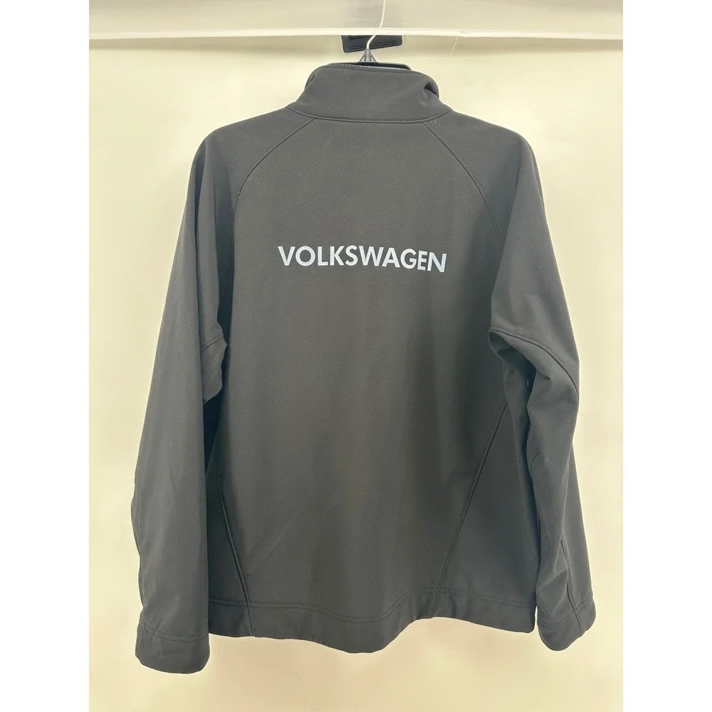 Landway Mens Soft Shell Jacket Black Volkswagen VW Fleece Lined Medium M